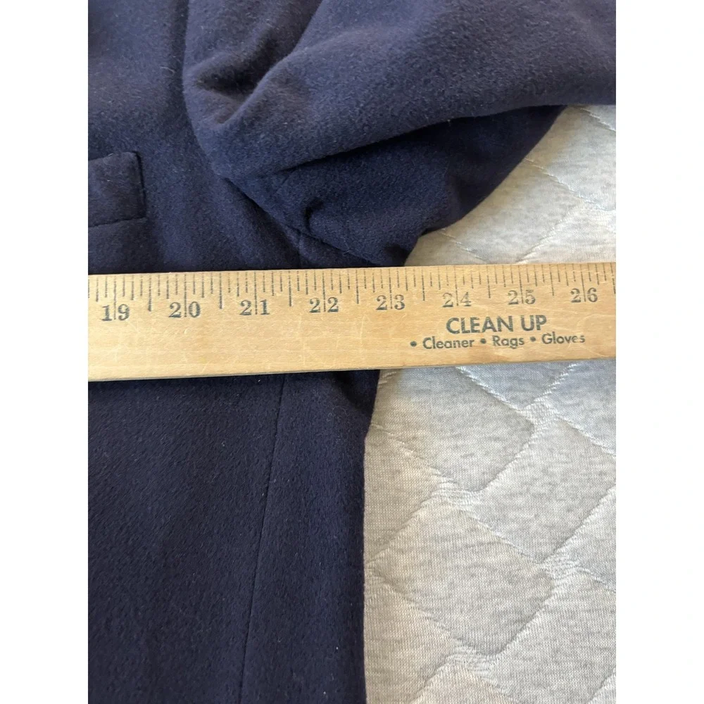 Peterborough Row Blazer Mens 46R Navy 100% Cashmere Sport Coat 2 Button Made USA